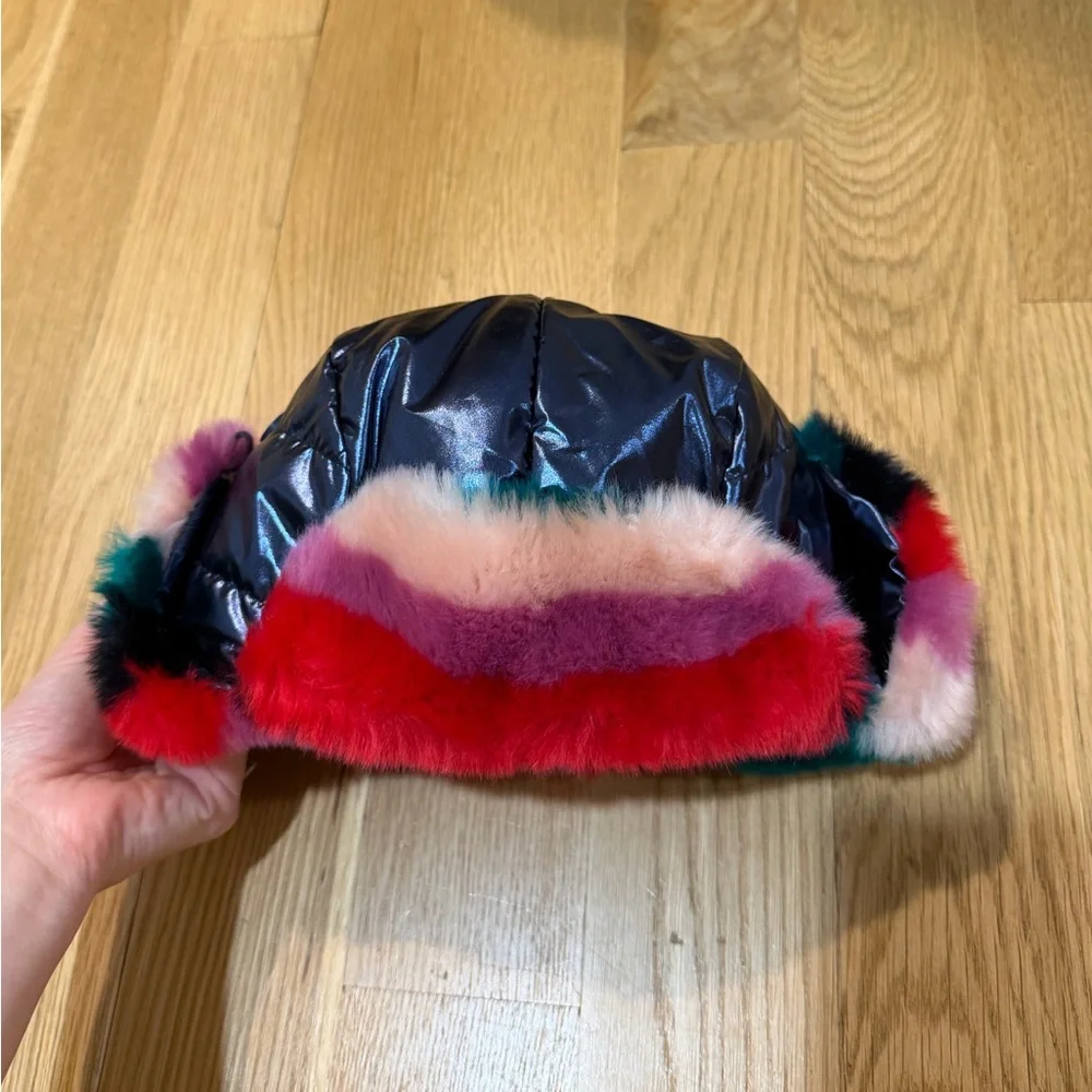 Crewcuts Kids Faux Fur Winter Hat with Ears